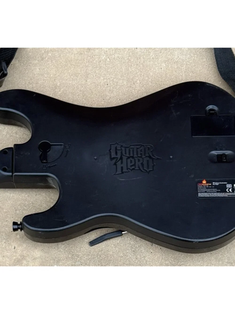 PS3 Guitar Hero Sunburst Wireless 95451.805 Red Octane World Tour *NO DONGLE*